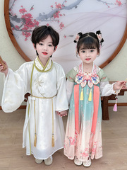 Hanfu boy spring and autumn style Song dynasty children's ancient costume spring boy ancient style handsome Li Bai Ming dynasty Tang suit performance costume