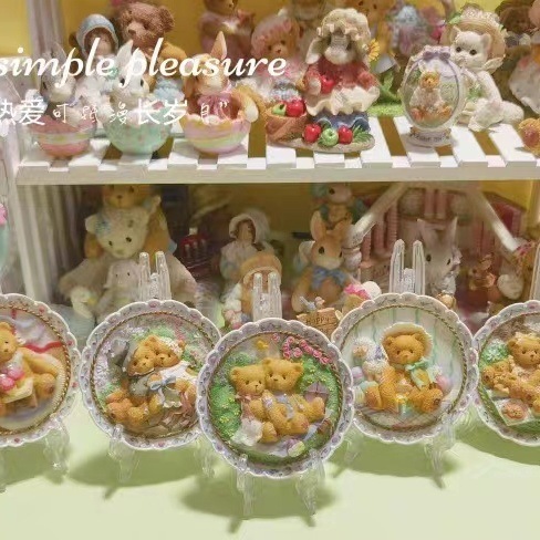 臻爱熊系列石膏娃娃儿童DIY涂色石膏娃娃3D立体涂鸦白胚厂家直销|undefined