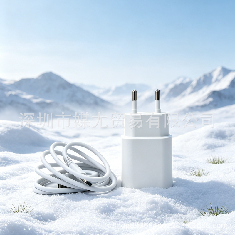 Factory bulk supply of simple pure white European standard single C-port fast charging charger case Factory bulk supply of simple pure white European standard single C-port fast charging charger case