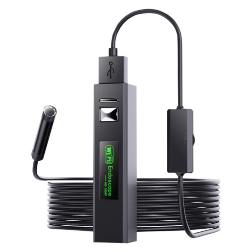8MM long cable WiFi endoscope 1200P high-definition industrial pipe air conditioner car inspection endoscope IP68