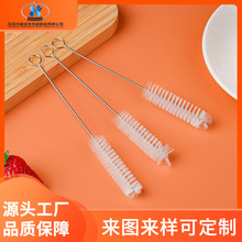 尼龙试管刷圆形毛刷清洁刷内孔清洁刷大容器壶嘴试管毛刷
