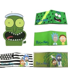 美国人气卡通周边PVC短款二折钱包 R and M天才疯子科学家硅胶夹