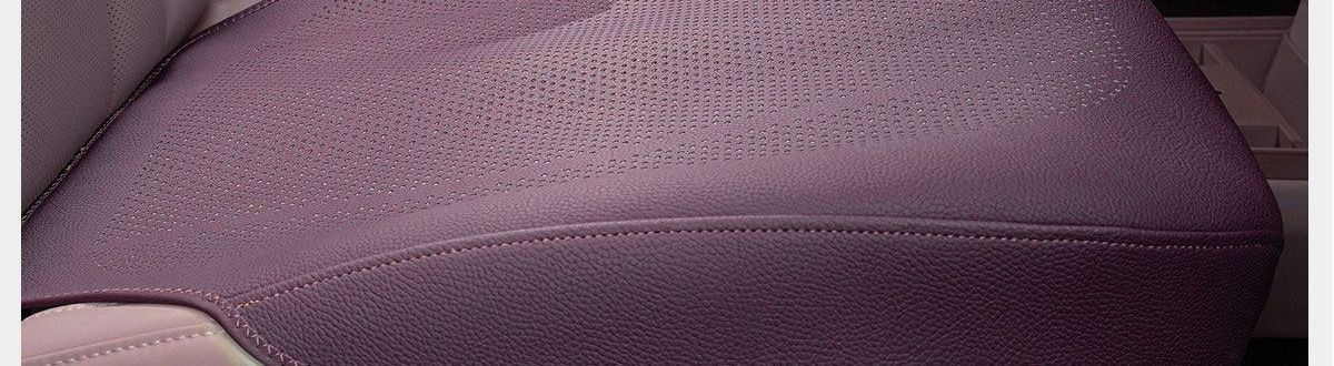 High-grade Nappa leather new single-piece women's seat cushion, purple seat pad, rear car seat cushion, suitable for all seasons