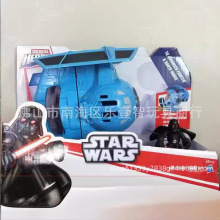 孩子宝星球大战 StarWars钛战机黑武士手办 微型场景 模型 玩具