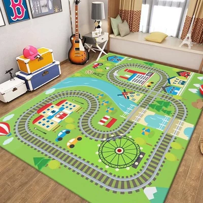 Avtomobil döşəmə paspasları — Clean, Large Carpet - parking-lot-mat-33-80120cm-crystal-velvet