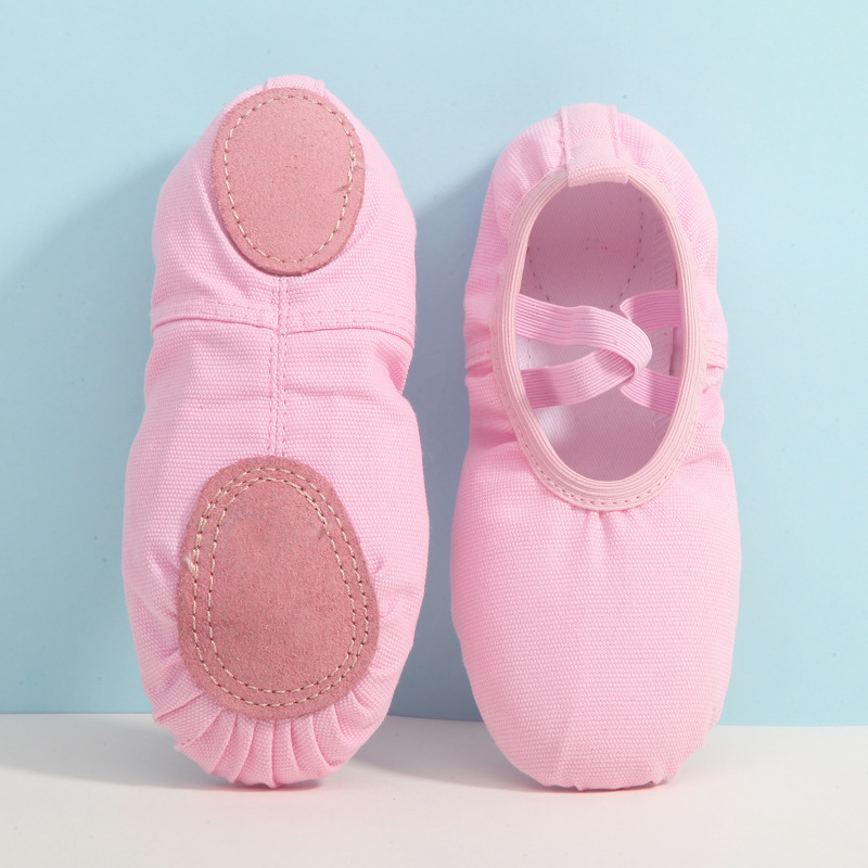 Zapatos de baile para niños sin cordones zapatos de baile para adultos de ballet de fondo suave para interiores práctica de baile zapatos de yoga zapatos de garra de gato para mujeres