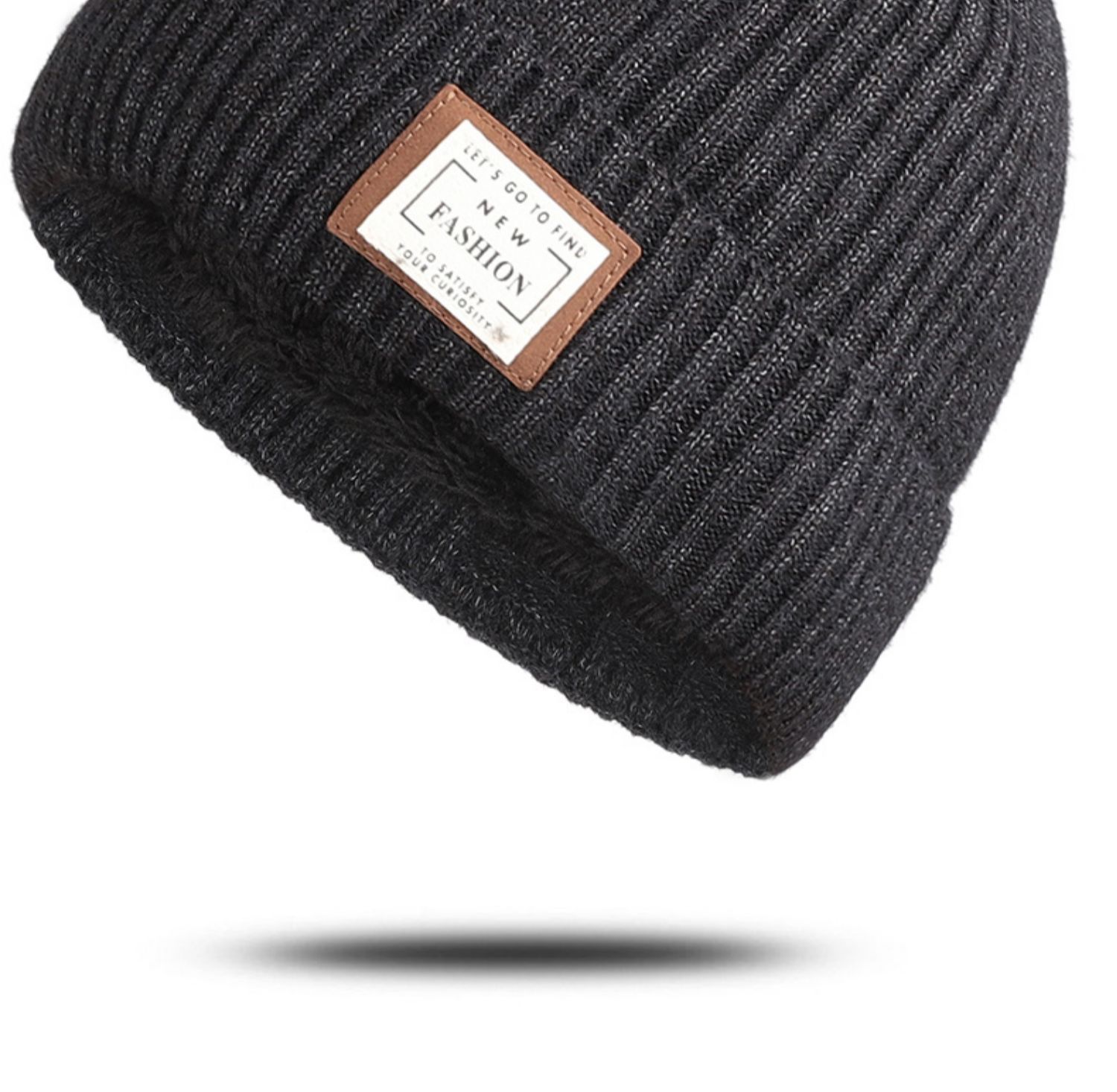 Chapeau d'extérieur extra épais pour homme, bonnet d'hiver en laine cachemire avec pull thermique en cachemire, bonnet en coton tricoté, chapeau résistant à l'hiver_voghion.com