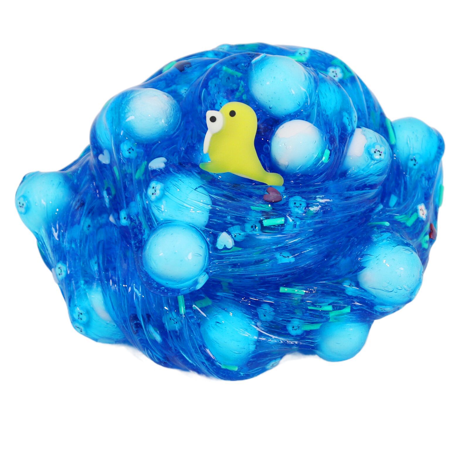 Cross-Border Popular Amazon's New Ocean Slime Crystal Mud Bull Head Glue Colored Mud Clay Children's Decompression Toy