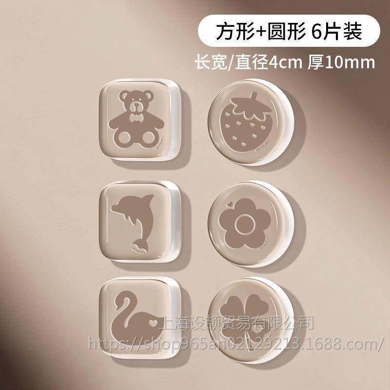 门把手防撞贴硅胶静音垫冰箱门贴门挡条防碰撞神器柜门后颗粒墙贴|undefined