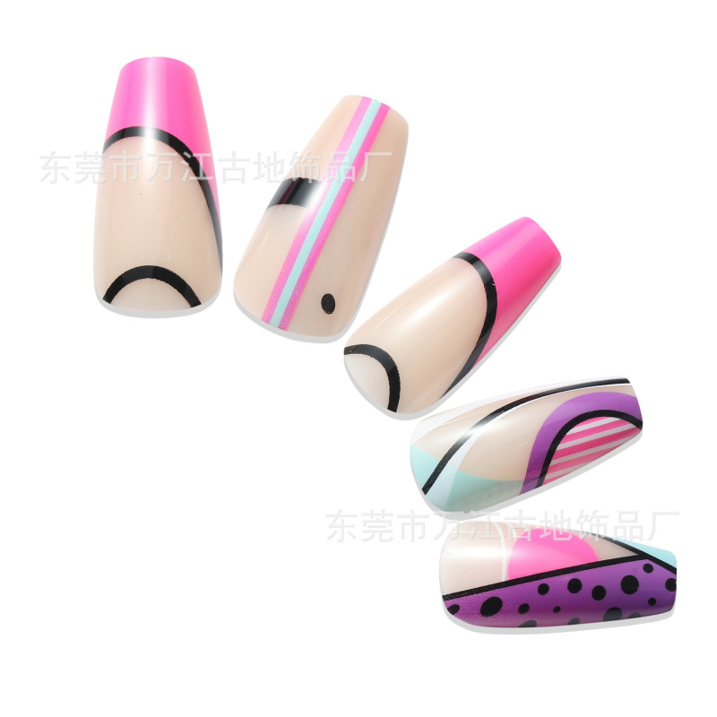 Adult Ballet Nails, Pop Style Printed Custom Nail Art Sheets, Exported Abs Nails, Acrylic Nails