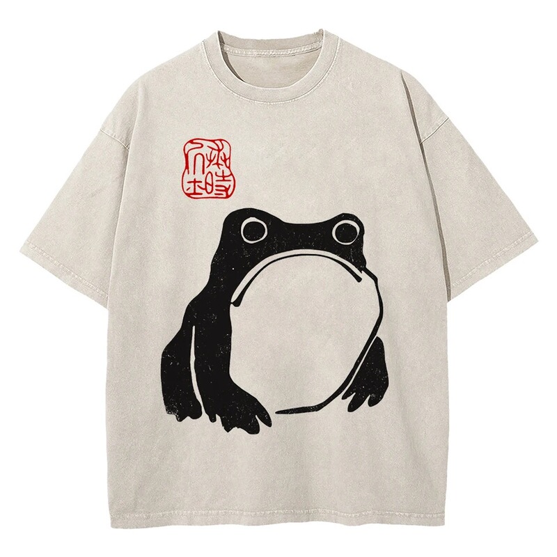Vintage T-Shirts 10T-Shirts Hot Men's Frog T-Shirts Funny Shirts No Aesthetic Fashion Cotton Impression Women's Acid Wash Vintage T-Shirts 10T-Shirts Hot Men's Frog T-Shirts Funny Shirts No Aesthetic Fashion Cotton Impression Women's Acid Wash