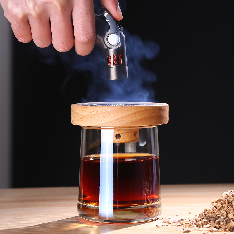 Spot Amazon Smoke Smoke Cubierta de madera Smoke Múltiples sabores Smoke Set de madera Smoke Cocktail