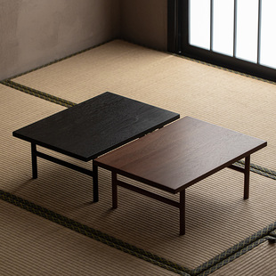 Teak Small Tea Table Tea Space Bay Window Balcony Tea Table Tea Table Japanese Style Solid Wood Side Table Kang Table