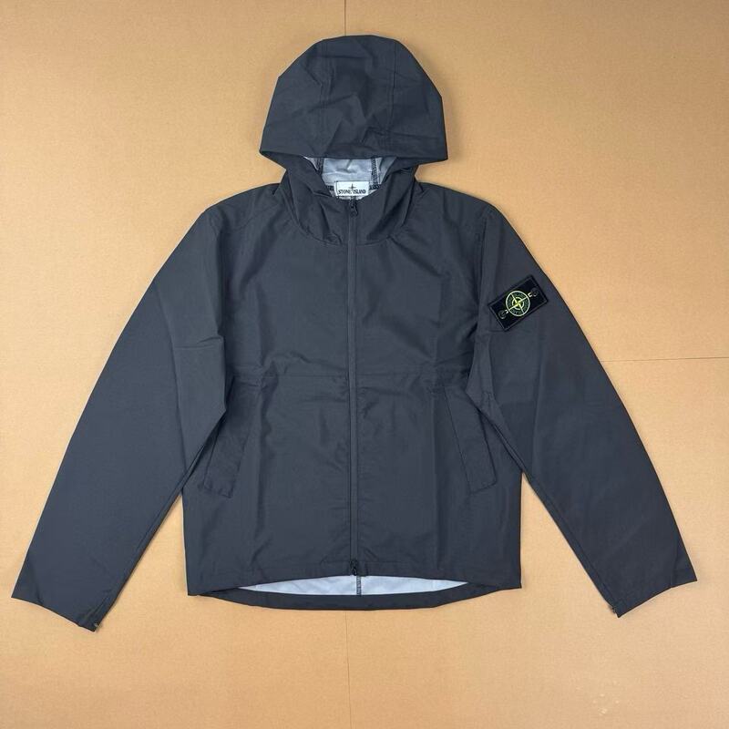 Stone Island Hard Shell 3L-Tc Material Waterproof Outdoor Hooded Jacket Trendy