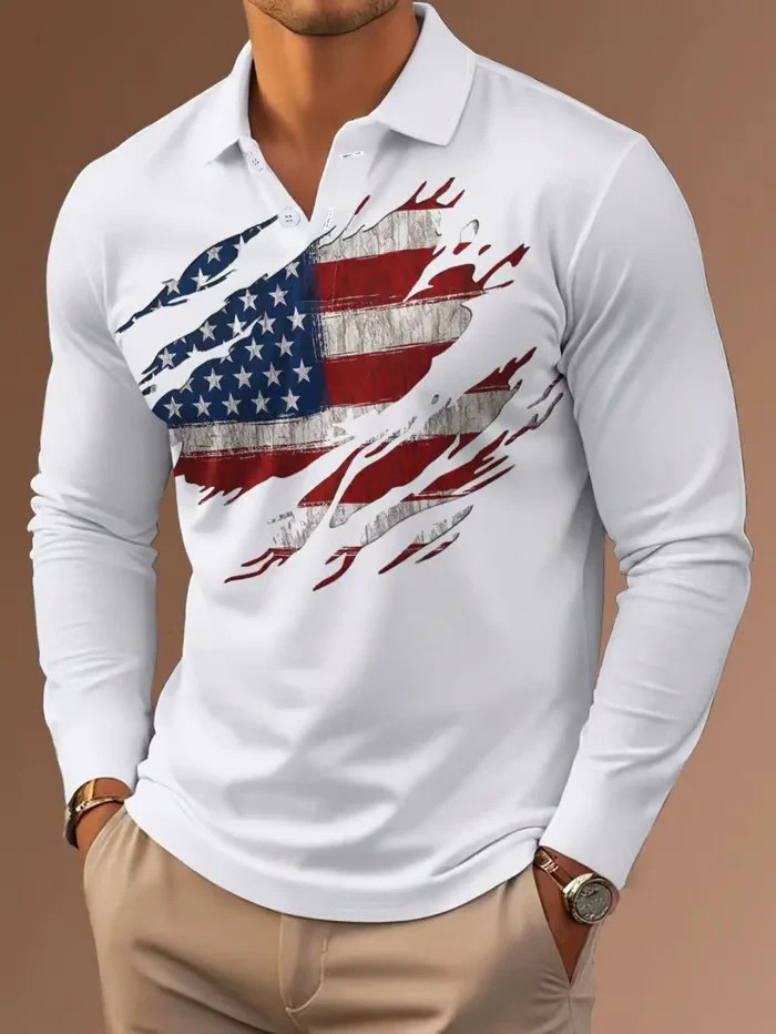 2024 nuevo estilo Amazon comercio exterior casual todo fósforo moda de alta calidad botón de manga larga POLO camisa MB14