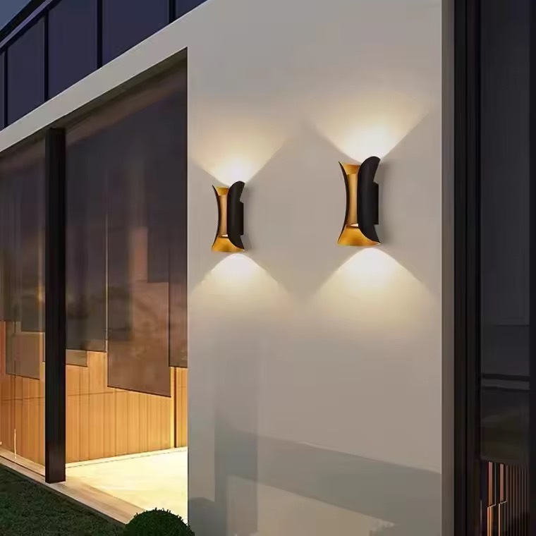 Led屋外ウォールライト防水シンプルスクエア上下発光屋内ledライト卸売外壁ライトガーデンウォールライト|undefined
