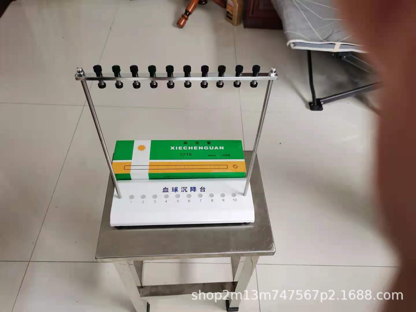 血球沉降台 血沉架 5孔 6孔 10孔 300mm配套玻璃血沉管 50根/盒