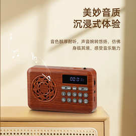 严选家用蓝牙U盘播放器24小时循环传统插卡音乐机便携充电循环唱
