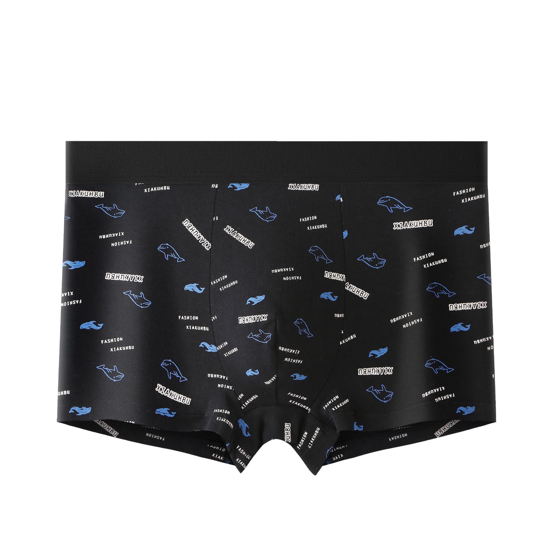 Ropa interior de algodón Hombre antibacteriano entrepierna juvenil Boxer shorts deportes más tamaño Boxer shorts Hombre Ropa interior de algodón puro