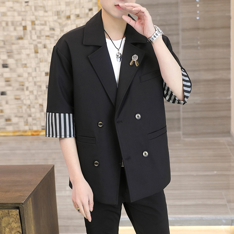 Men's summer trend thin classic suit jacket
