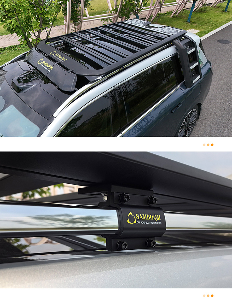 Ask the world M9 roof rack roof frame ladder school bag side account equipment box mountain step curve roof platform travel ladder