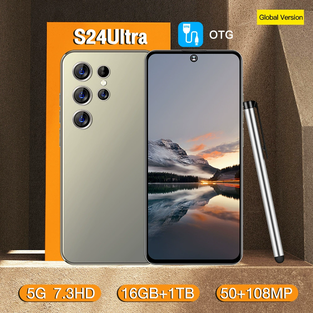 MIQOO S24 Ultra 16GB+1TB, 7.3'' HD, 50MP+108MP Quad Camera, EU/US/AU/UK color variants