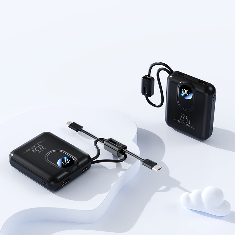 超高速充電 20000 mAh コード付きミニパワーバンク大容量モバイル電源ギフトカスタムロゴ|undefined