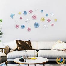 ✅陶瓷花客厅墙饰挂饰壁饰卧室墙壁电视背景墙面壁挂立体墙上装饰