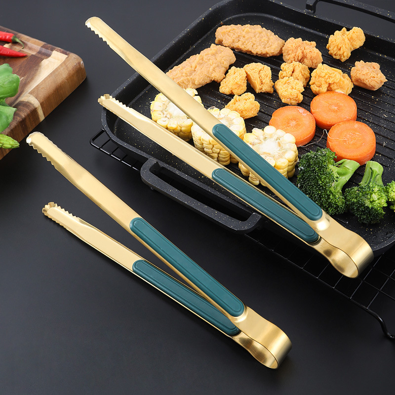 Korean-style barbecue clip, kitchen, stainless steel food special clip, barbecue, fried steak tool, small clip, household