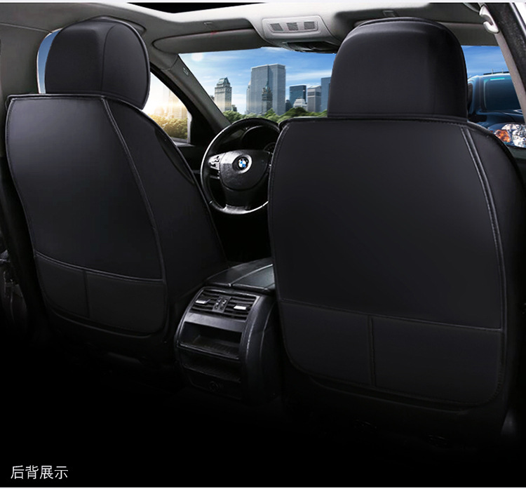 Wow Customized Car Seat Cover, Universal Car Seat Cover for All Seasons, Nappa Leather Fully Enclosed Seat Cover, Ventilated and Breathable
