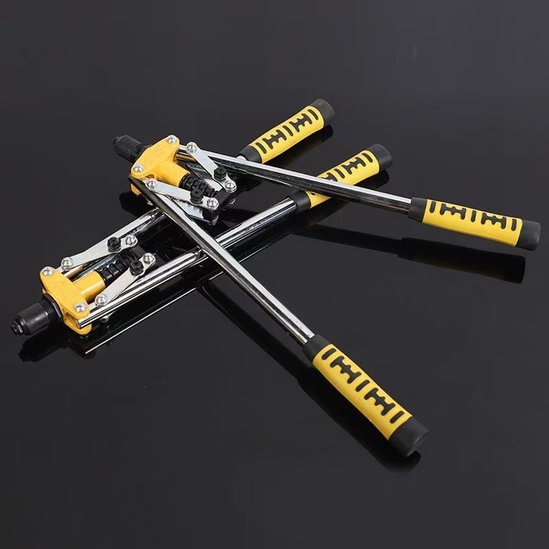 【厂家直供】手动拉铆枪 抽芯手动拉铆枪 双色柄双柄打钉枪拉铆枪