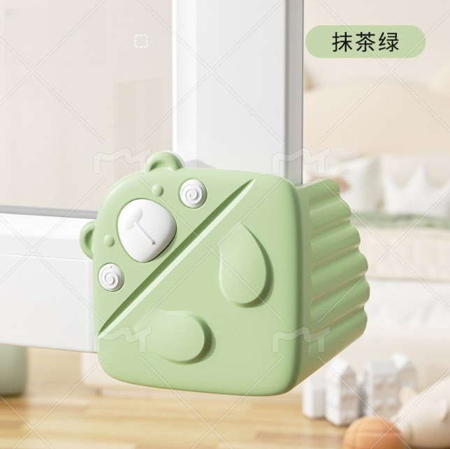 "Little Bear Silicone Style" Fully Wrapped Automatic Opening and Closing - Matcha Green
