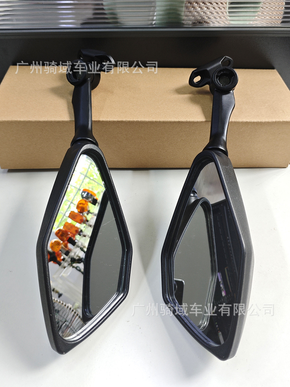 New Kawasaki Motorcycle Accessories Third-Generation Folding Reflective Mini Ninja Rearview Mirror Racing Car Modification Wholesale