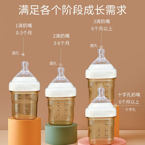 Suitable for pacifier Hegen bottle accessories direct drinking straw duckbill learning drinking cup gravity ball grip handle