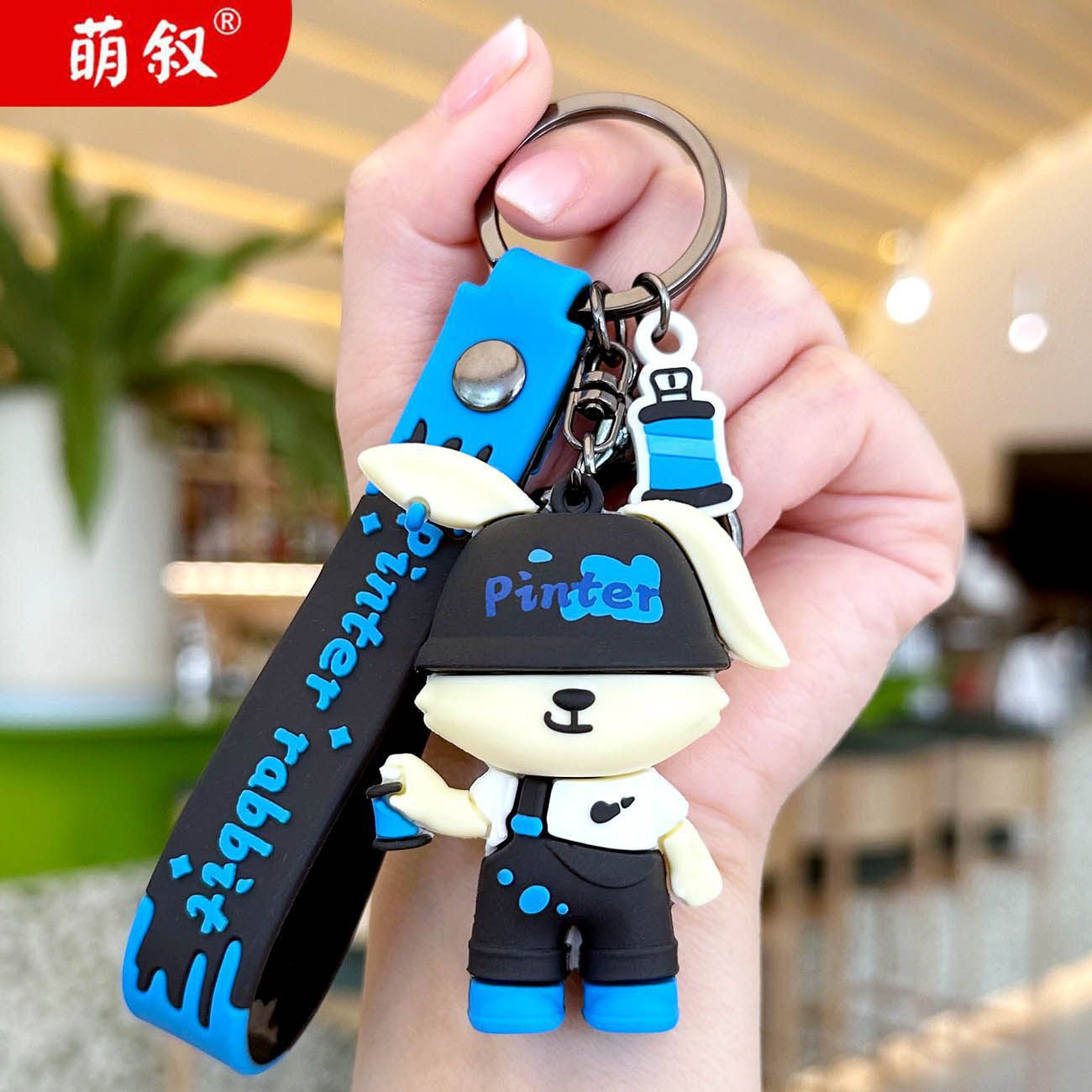 Venta directa de fábrica llavero colgante pequeño muñeca tridimensional llavero de coche mochila escolar colgante puesto al por mayor productos pequeños