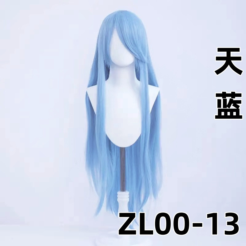 シルクユエ ユニバーサルロングストレートヘア 80cm ユニバーサルマルチカラーロング前髪ヘアスタイル cos ウィッグ 80cm ユニバーサルウィッグ|undefined