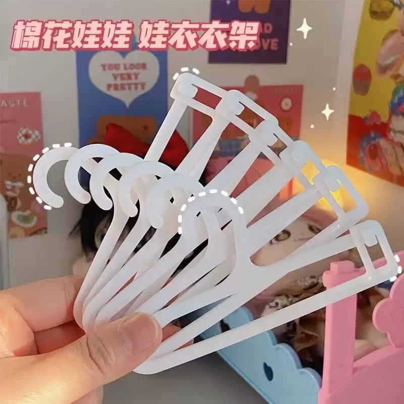 Labubu10. 15.20cm Cotton Doll Clothes Hanger Clothes Rack Stocking Rack Accessories for Dolls