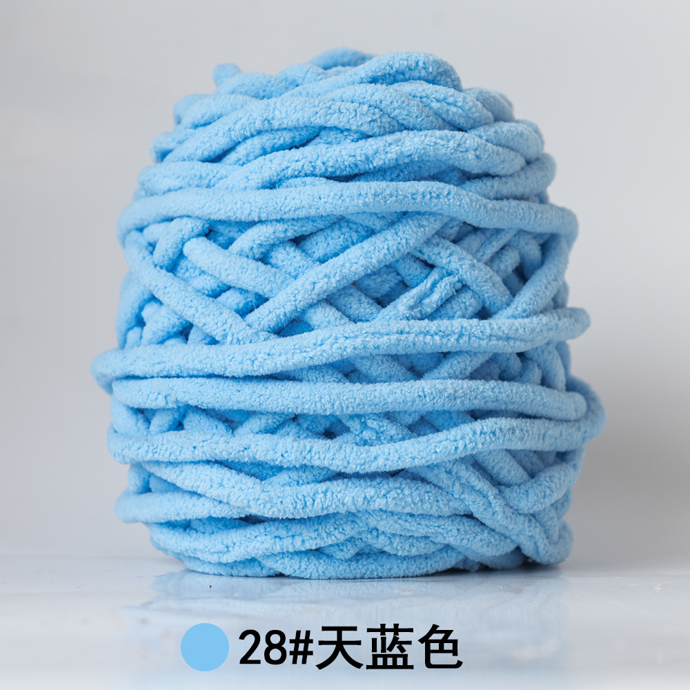 Hilo de la tira de hielo hilo de una sola hebra de lana gruesa bola de aguja hilo tejido a mano bolsa bufanda material de DIY Paquete de fábrica al por mayor