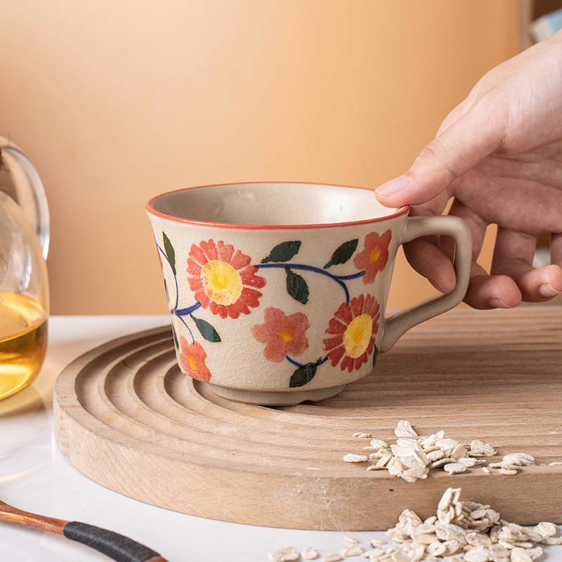 Taza para Desayuno de Cerámica de Porcelana Blanca Resistente a Altas Temperaturas para el Hogar image 3