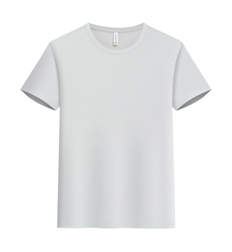 Camiseta de trabajo de alta gama, sin costuras, de nailon, con cuello redondo, manga corta, impresión de logotipo personalizado, uniforme de equipo para hombres y mujeres, bordado deportivo ejecutivo.