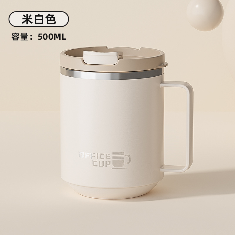 Taza de café de acero inoxidable 304 de doble capa, antiquemaduras, diseño moderno y creativo, suministro directo Yuedisi