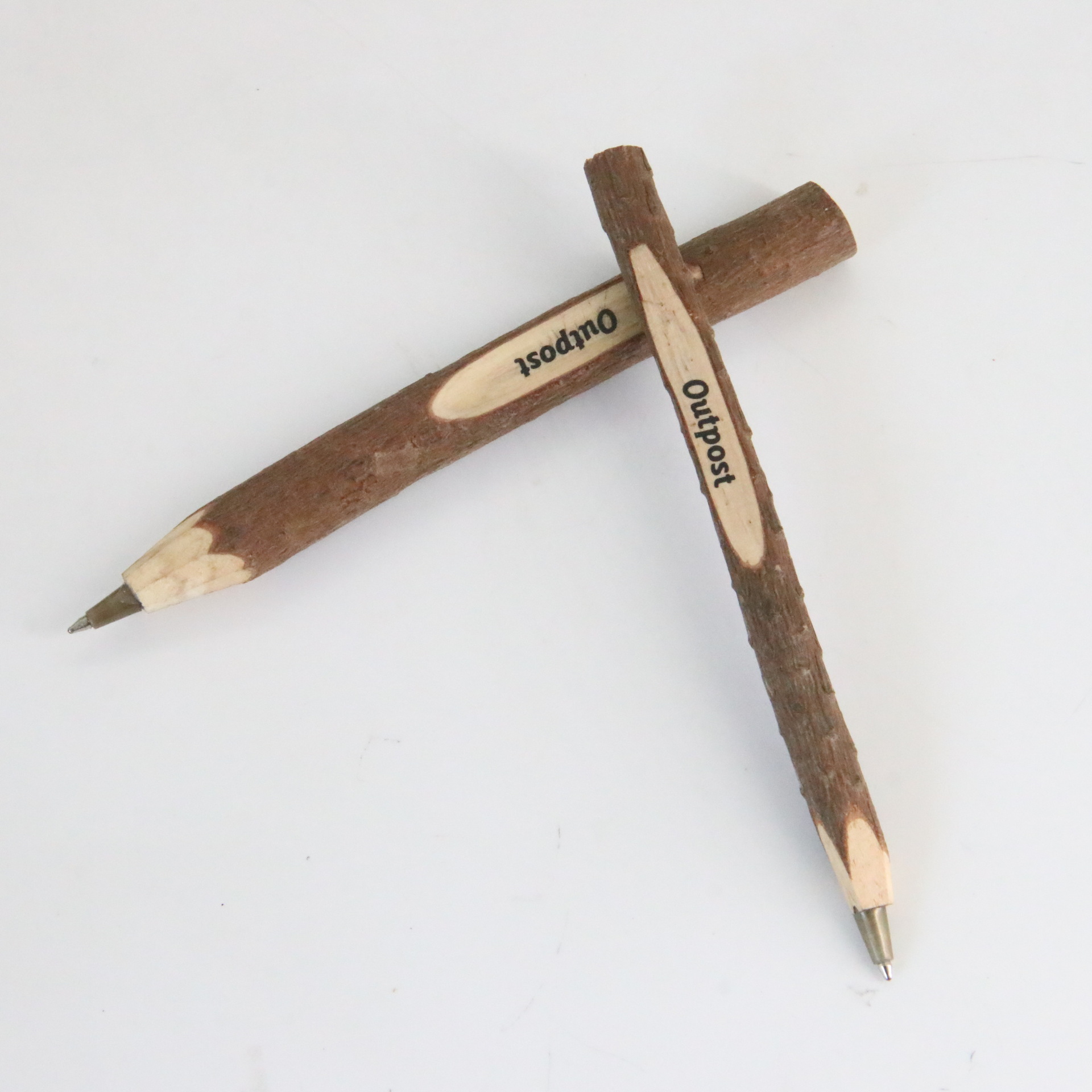 Rama forma extraño bolígrafo bala recarga láser logo creativo estudiante papelería fábrica al por mayor