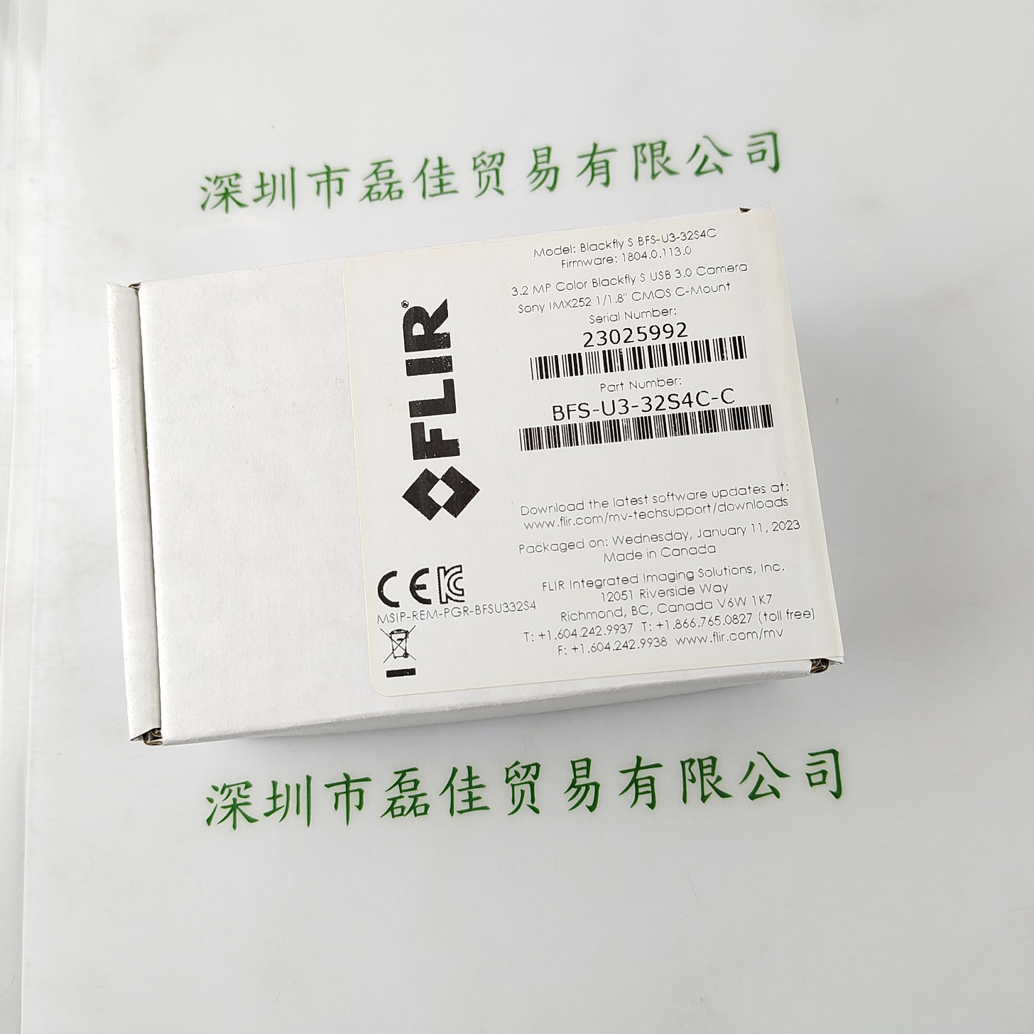 FLIR菲力尔   工业相机   BFS-U3-32S4C-C