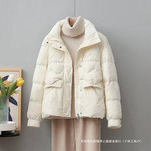 2025年新款短款轻薄羽绒服女韩版时尚洋气立领欧货白鸭绒保暖外套