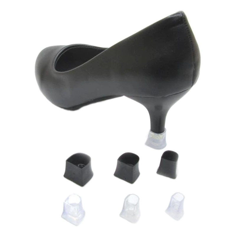 Защитные накладки на каблуки для туфель на высоком каблуке, защитные накладки на шпильки в форме подковы, ультрамягкие износостойкие нескользящие бесшумные накладки на каблуки для танцевальных туфель в форме буквы U.