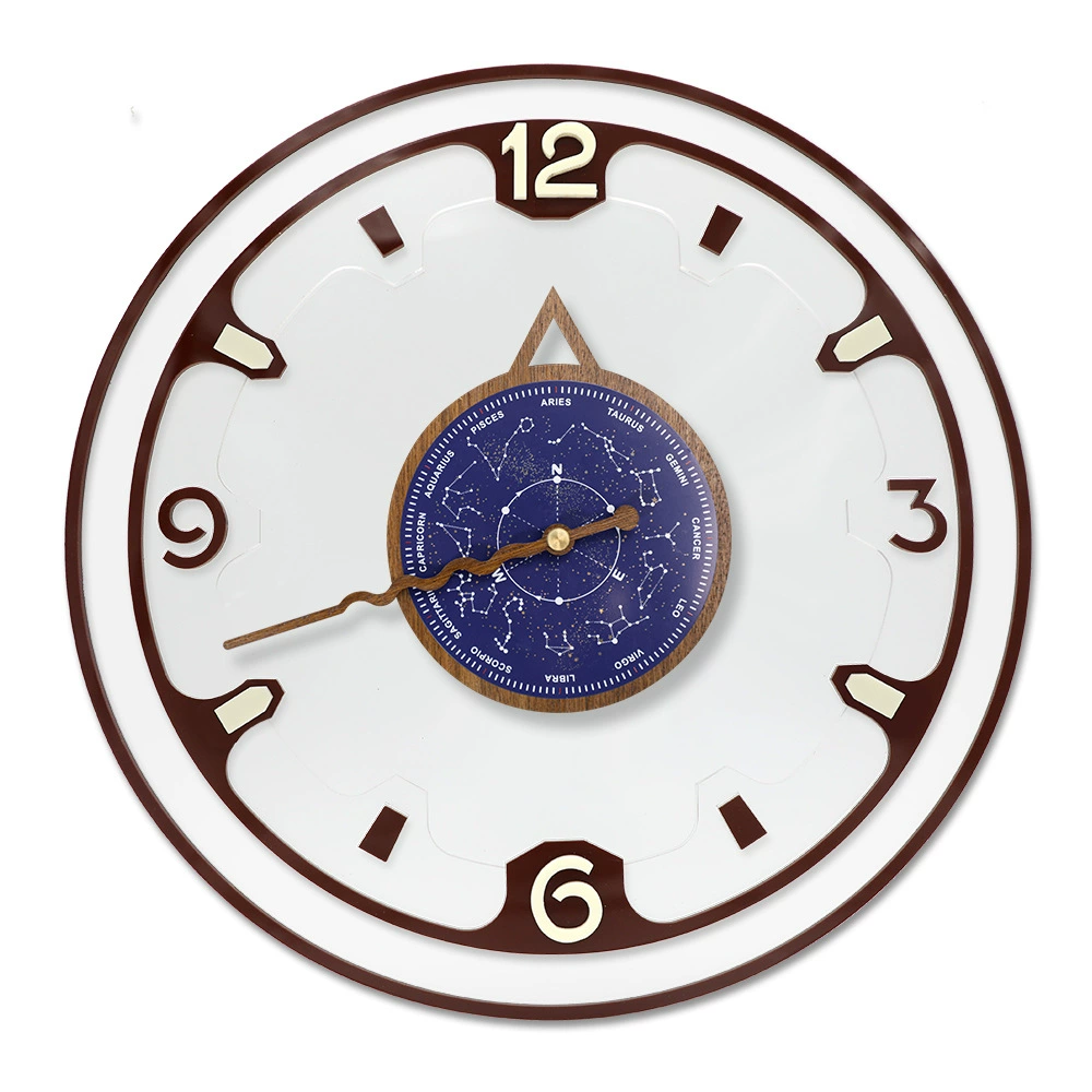 Двенадцать созвездий креативные настенные часы мода современная домашняя гостиная атмосферные часы бесшумные настенные простые часы
