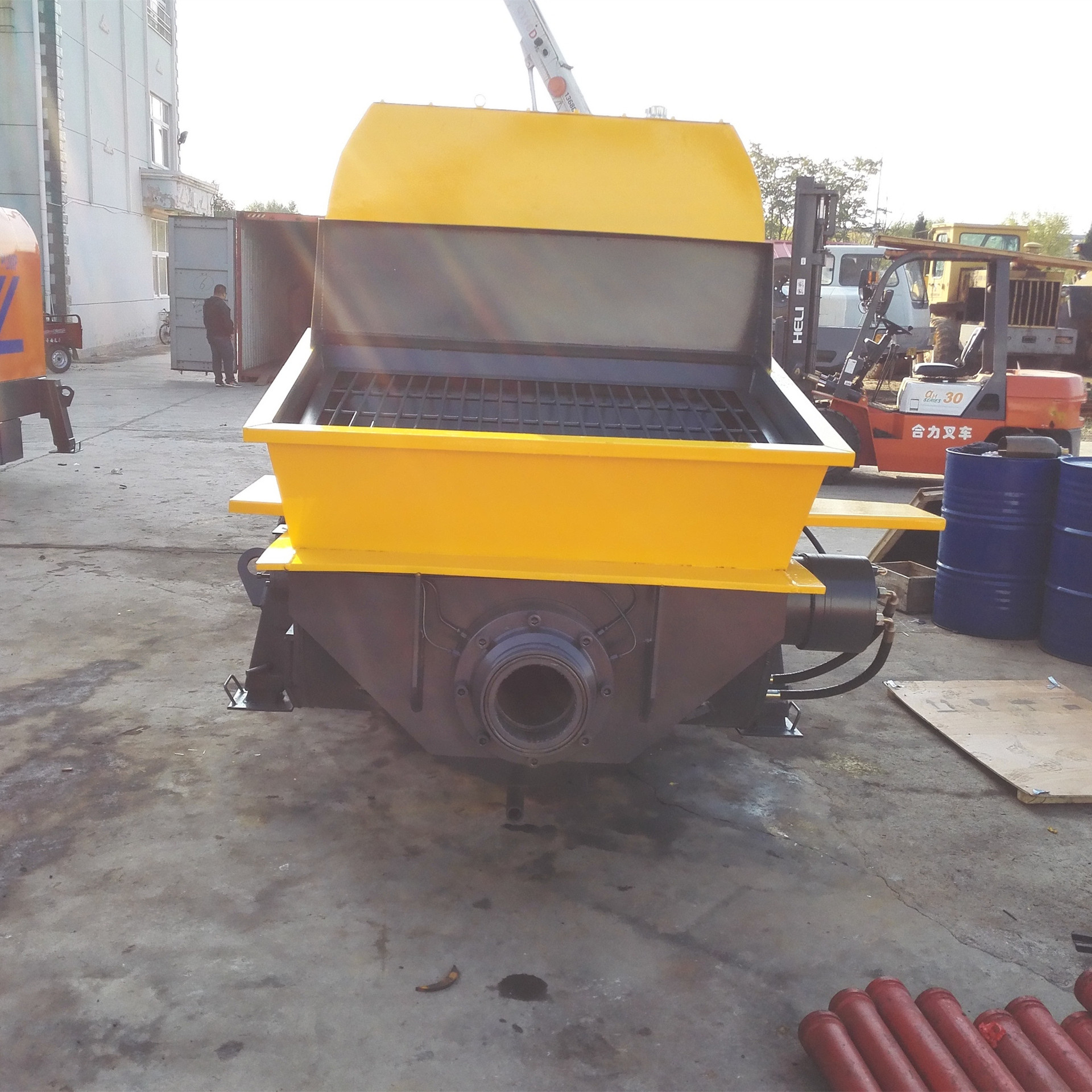 HBTS60-13-129R混凝土柴油泵 柴油机地泵 混凝土输送泵 拖泵 地泵