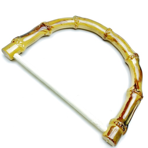 Factory direct supply of hand-woven bag straps, crossbar bamboo joints handles, luggage bags plastic handles, hand grips 