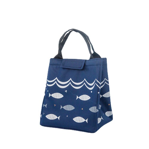 Cartoon Thick Handle Lunch Bag Oxford Cloth Insulated Bag Student Bento Bag Outdoor Preservation Lunch Bag Ice Bag