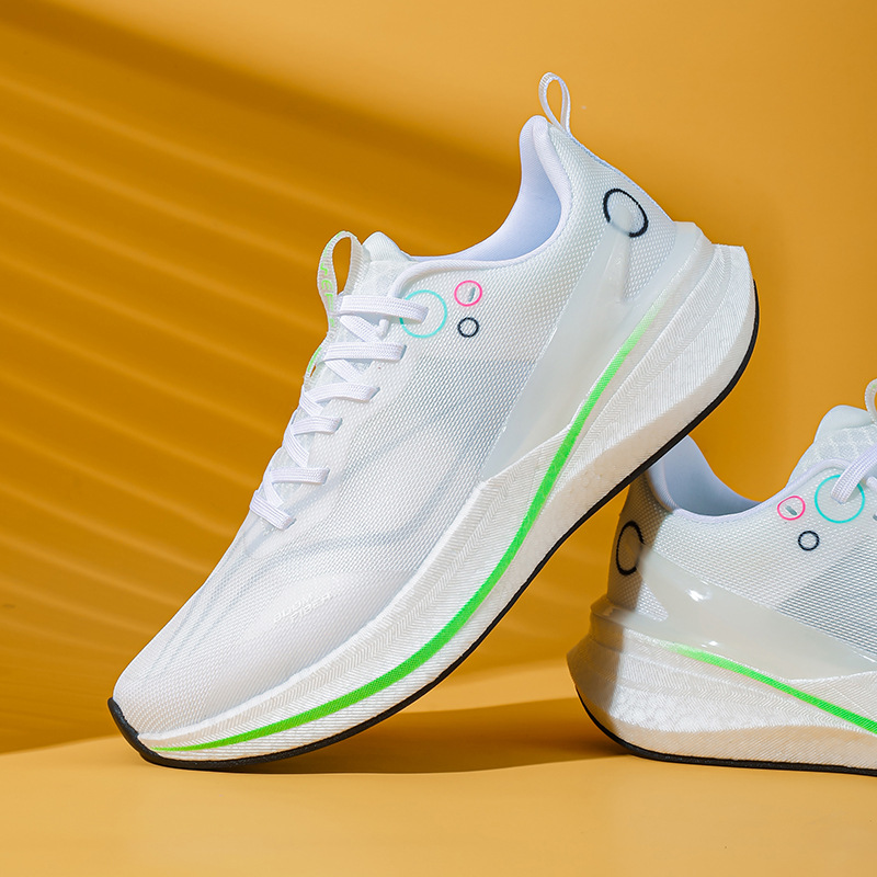 Zapatillas para correr Feidian 5E 2025 nuevas zapatillas para correr de entrenamiento deportivo zapatos de carreras de tablero de carbono de alta elasticidad con absorción de impactos para hombres